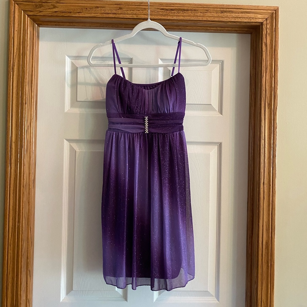 Purple Glitter Dress